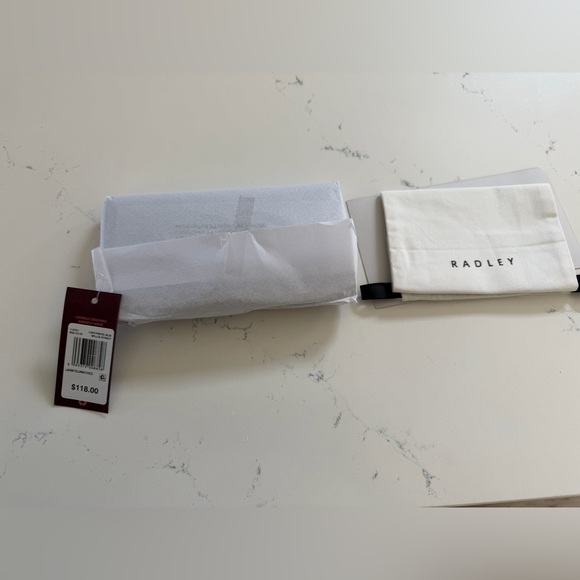 Radley London Willis Street Bifold Blue Leather Wallet, NWT - Picture 8 of 9